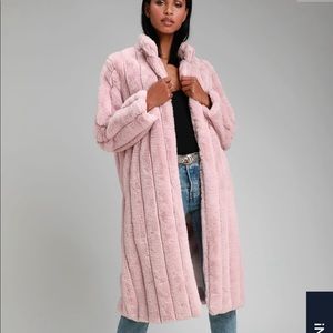 Lulu’s Fluffy Pink Coat